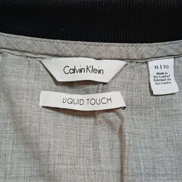 Men's Calvin Klein Polo Shirt Liquid Touch XL Shirt - Picture 4 of 4